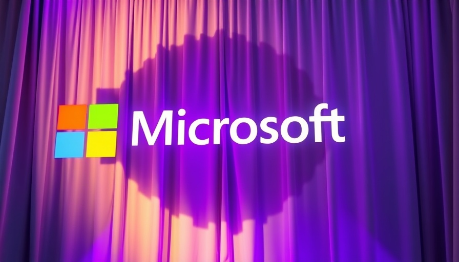 Microsoft AI Copilot colorful logo display with ambient lighting.