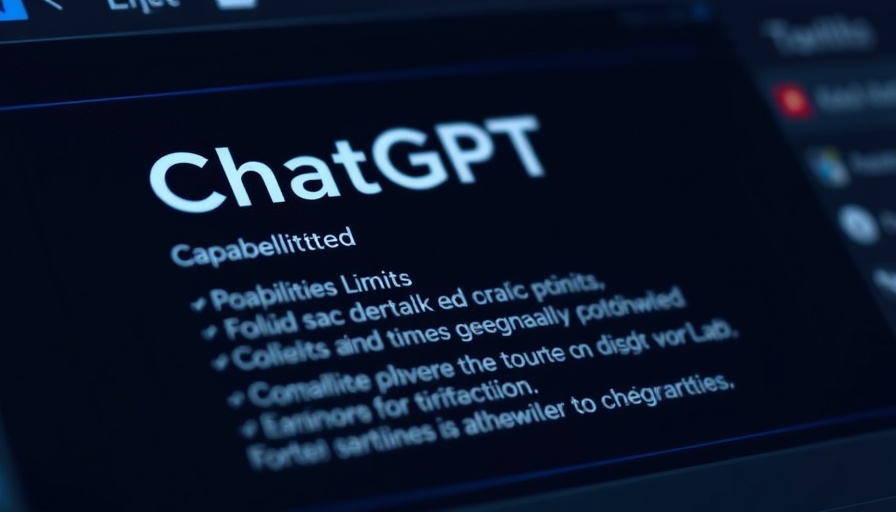 Unauthorized training interface for ChatGPT application.