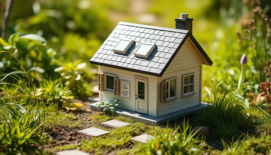 Miniature house with energy labels representing high demand for green features in homes.