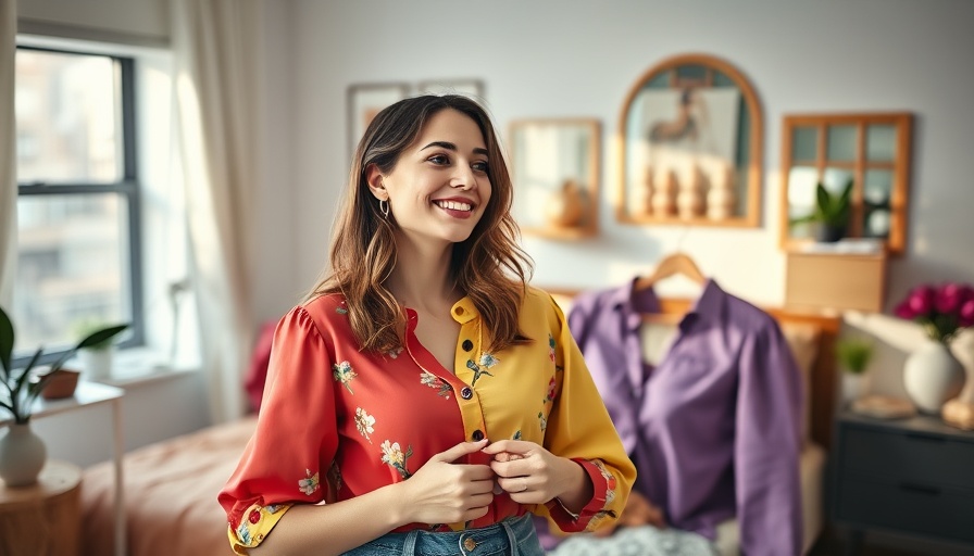 Emily Henderson Spring Blouses collection in a stylish bedroom.