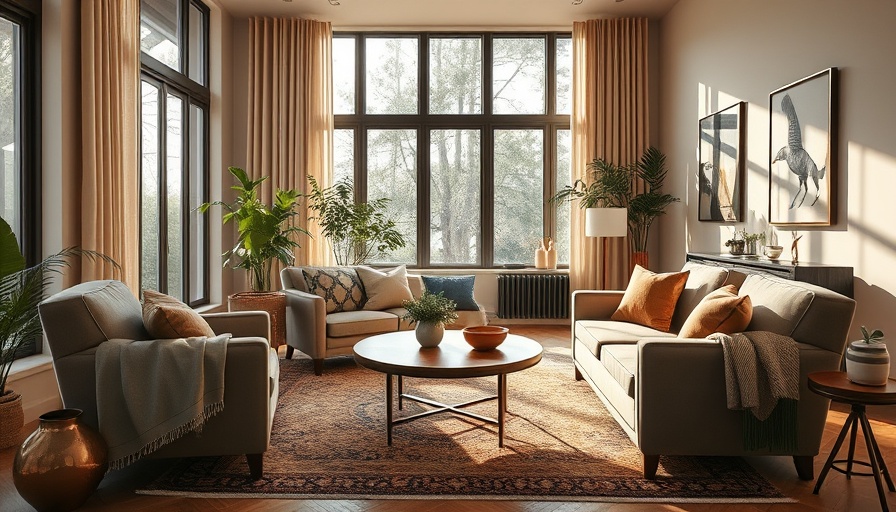 Modern living room with stylish decor at Pottery Barn Spring Sale