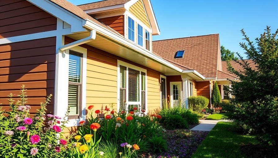 Modern home highlighting the importance of gutter installation.