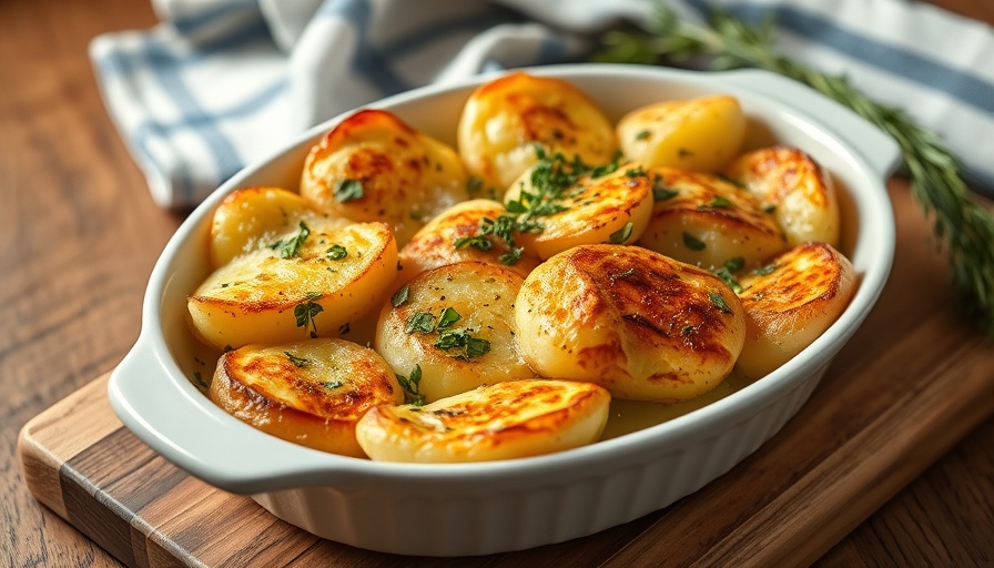 Holly's Cooking Challenge Scalloped Potatoes, perfectly baked dish.