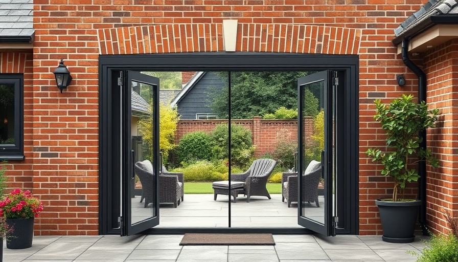 Modern bi-fold doors highlight benefits of outdoor access.