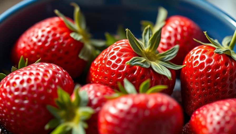 Fresh strawberries in a bowl showcase best way to store strawberries.