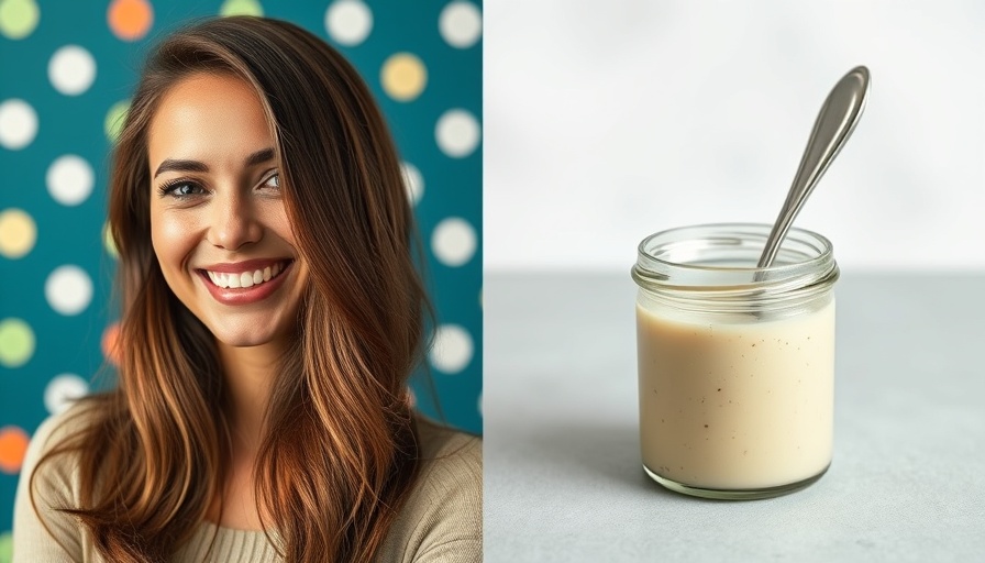 Drew Barrymore's Cashew Cream Dressing on display
