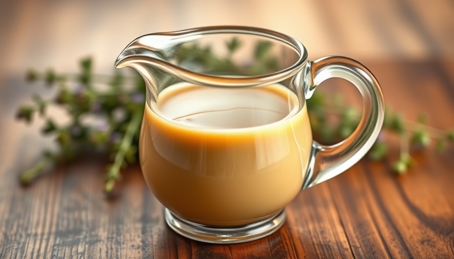 Savory gravy in a glass pitcher, how to make gravy.