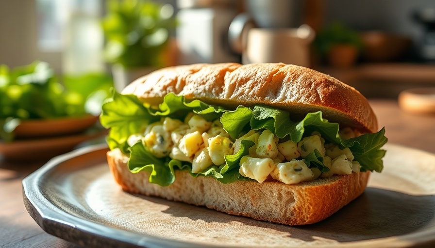 Tasty egg salad sandwich recipe using leftover hard-boiled eggs.