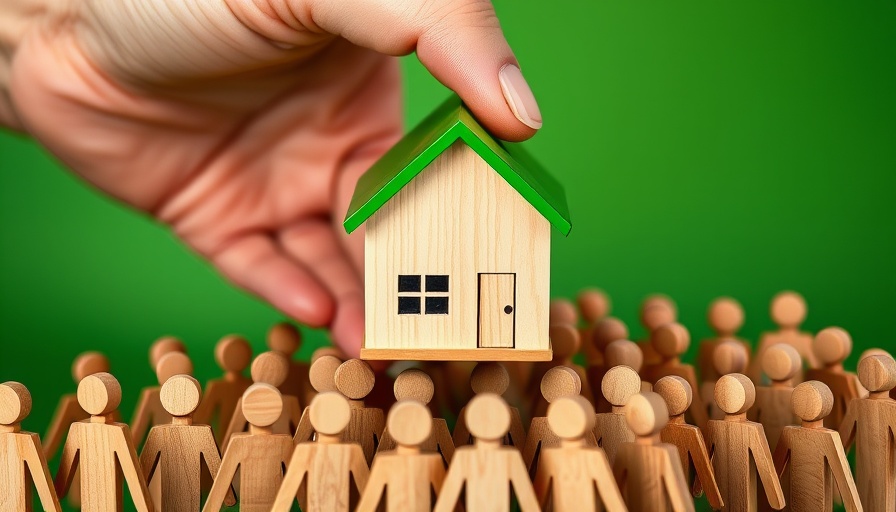 Real estate market dynamics with wooden house.