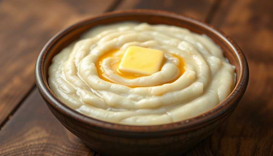 Delicious grits recipes in a rustic bowl with butter melting.