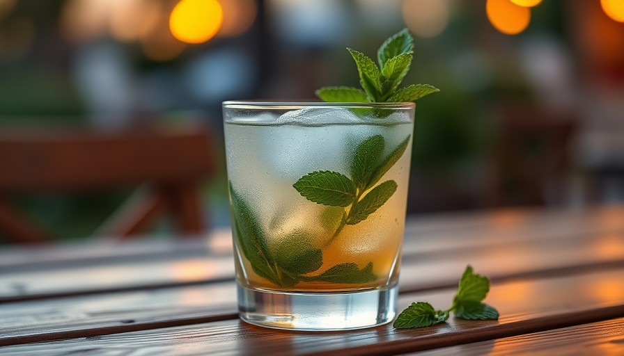 Refreshing mint julep in mason jar with mint leaves and ice, best bourbon for mint julep.