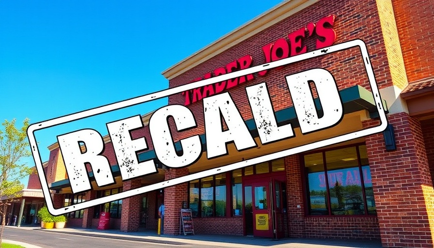 Trader Joe's facade with recall notice
