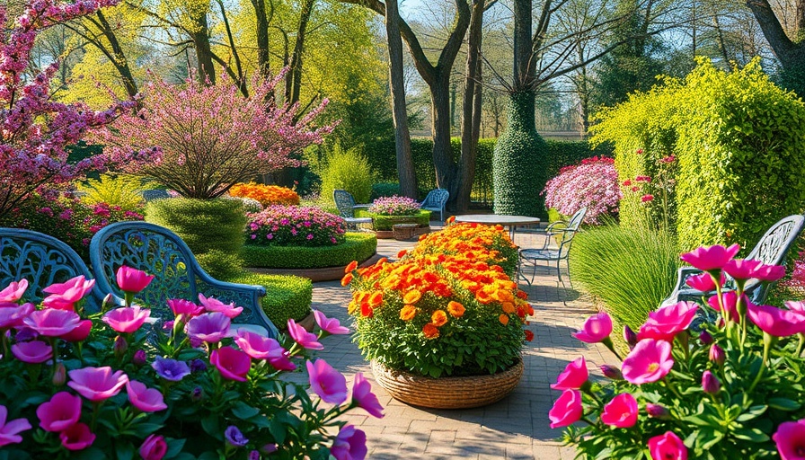 Upgrade your outdoor space for spring with vibrant garden.