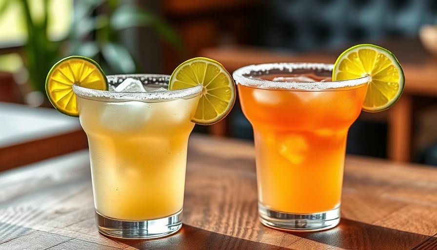 Refreshing margarita cocktails featuring lime and salt.