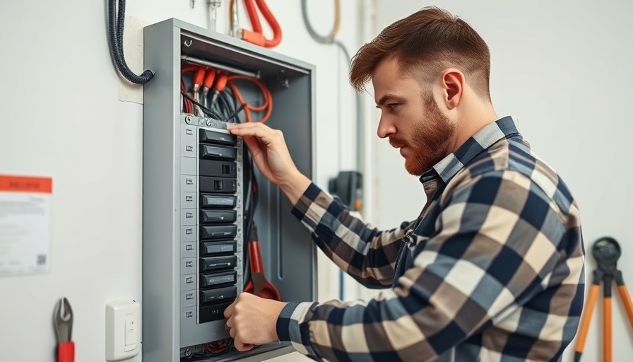 Careful electrician and home electrical system safety