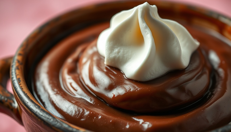 Easy Mother’s Day desserts: Chocolate treat with whipped topping.
