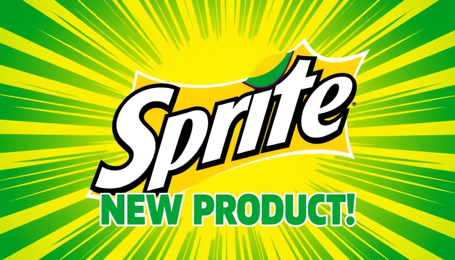Sprite Tea New Flavor ad with sunburst background.