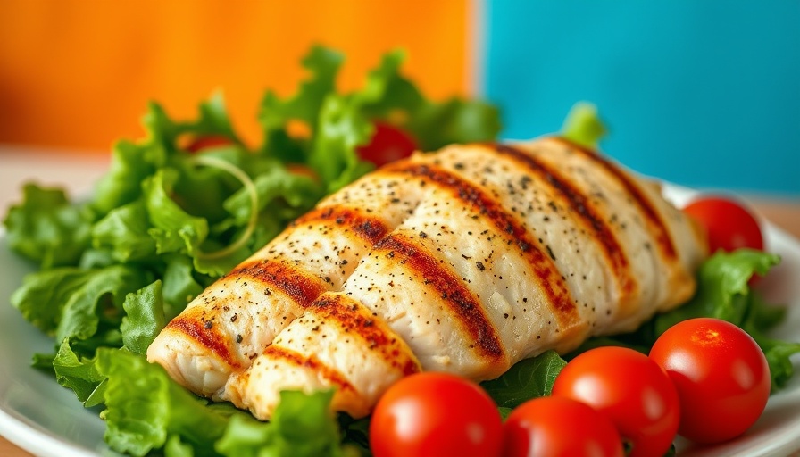 Martha Stewart chicken paillards recipe with fresh salad and tomatoes