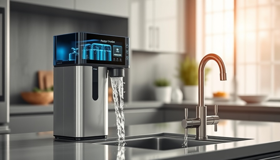 Modern kitchen water purification system improving your home’s water quality.