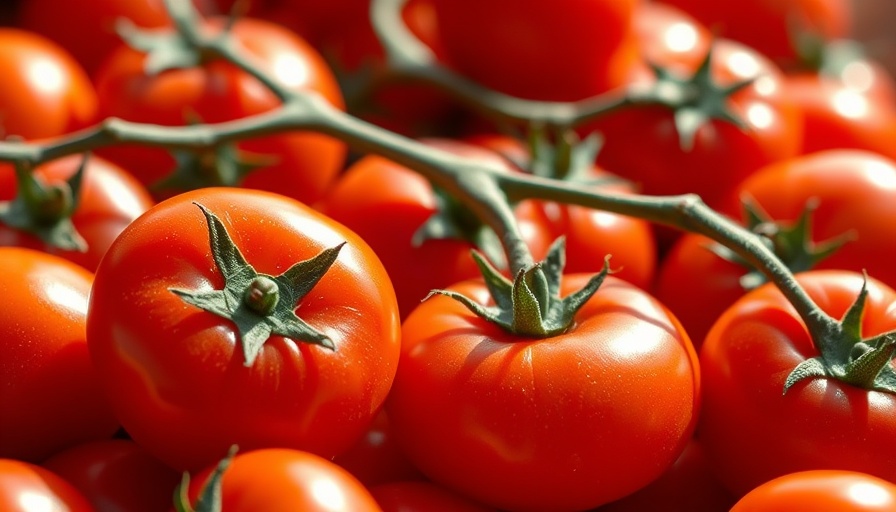 Close-up of red cherry tomatoes - best way to store cherry tomatoes.