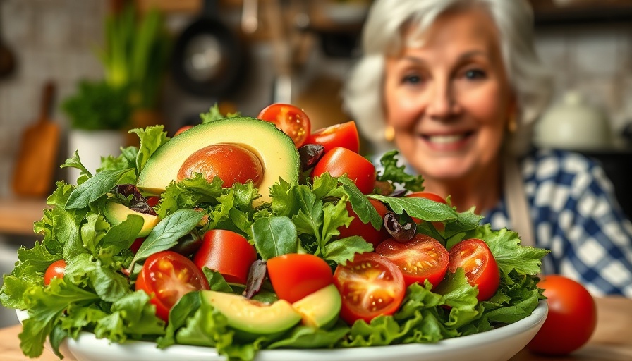 Easy salad recipes, fresh salad with avocado and tomatoes