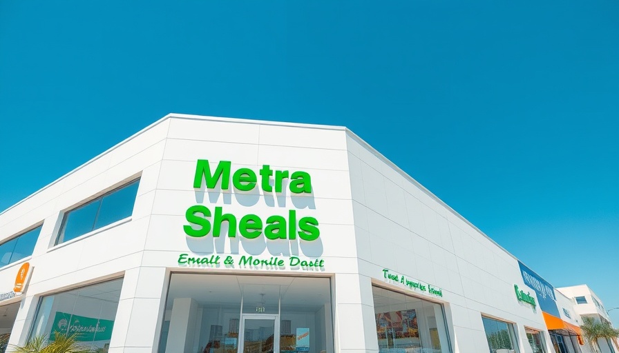 Modern white Dollar Tree storefront under blue sky.