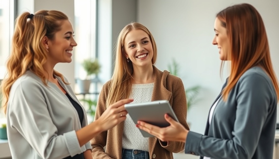 Friendly meeting about selling your house in today's market.