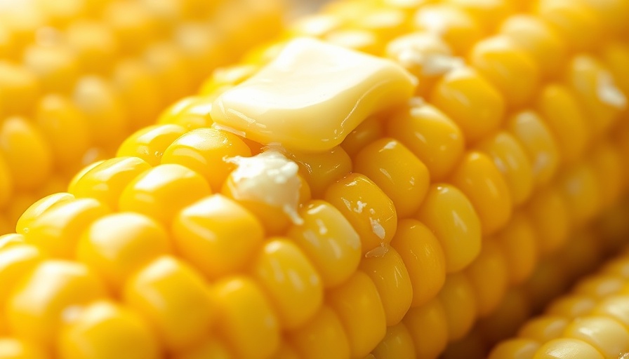 Juicy corn on the cob with butter melting, best way to cook corn on the cob.