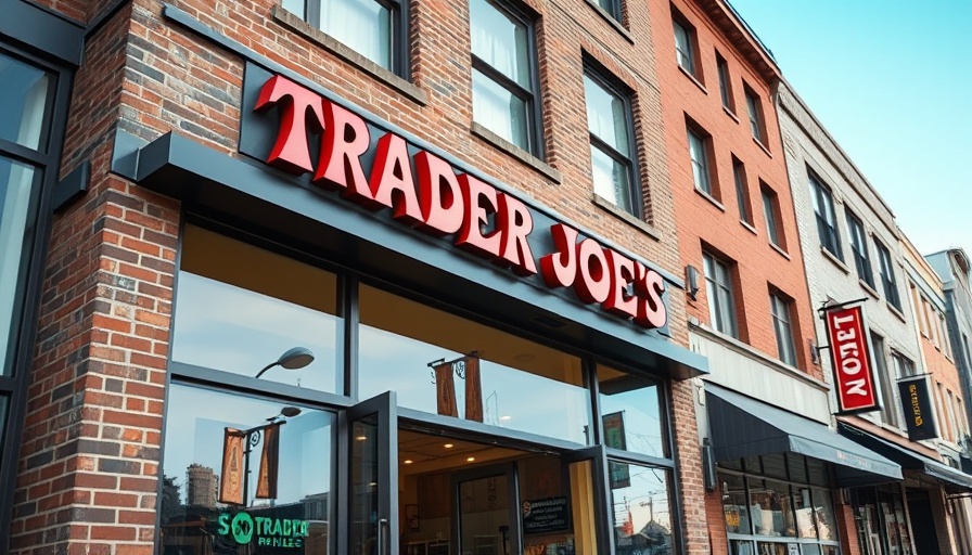 Trader Joe's store exterior highlighting the signage