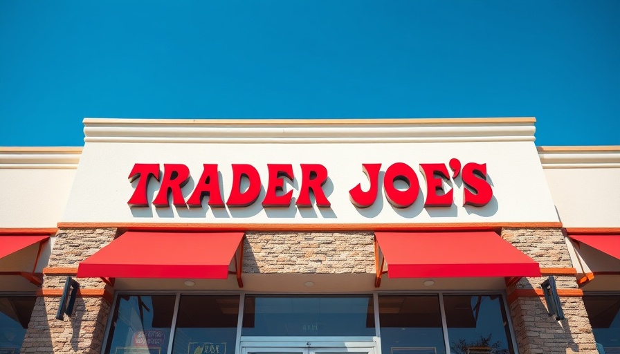 Trader Joe's store exterior with bold red signage.
