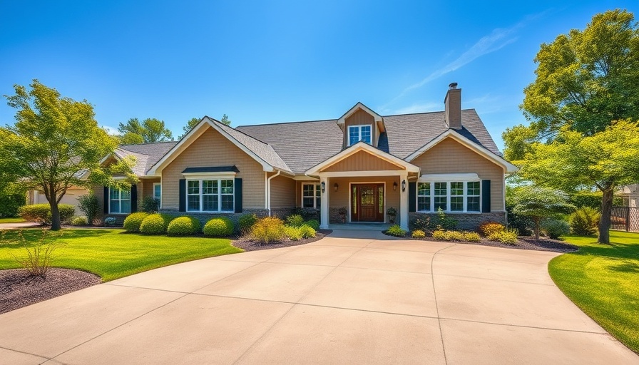 Charming suburban house, ideal for buying a home this summer.