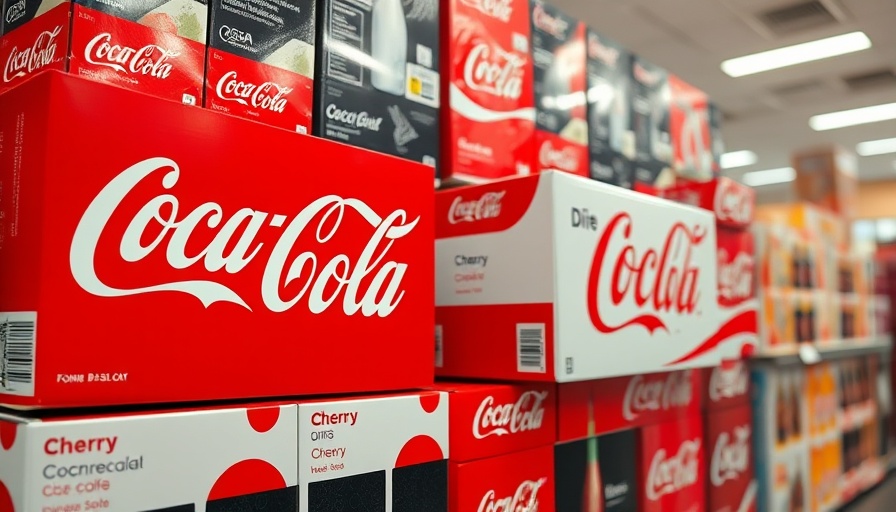 Diet Cherry Coke return in retail store display with various soda boxes.