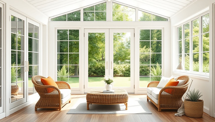 Sunroom extension with garden view, no planning permission needed.