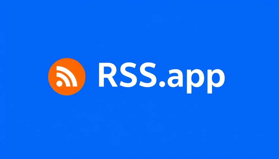 Minimalist logo design of RSS.app with RSS feed symbol