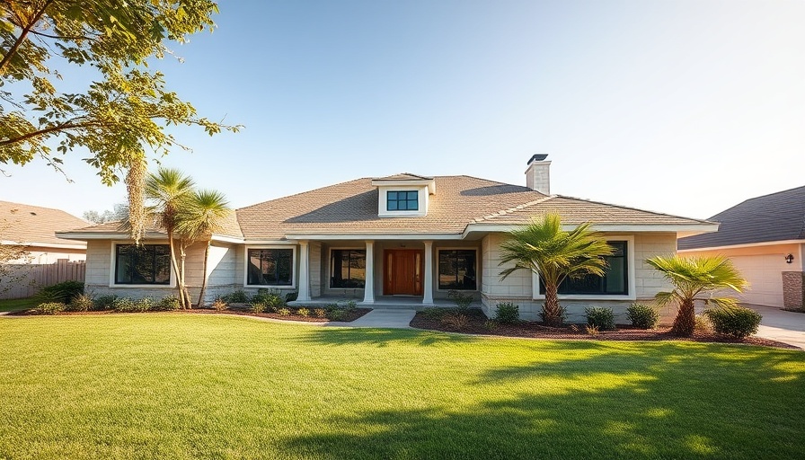 Modern suburban home reflecting current real estate market trends.