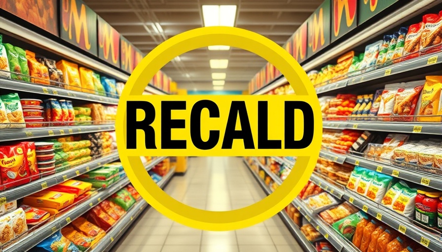 Important food recalls to know about in grocery store aisle.