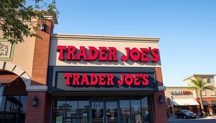Trader Joe's storefront with red signage.