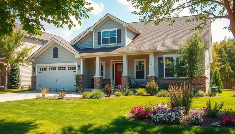 Modern home exterior highlights for home equity loans.