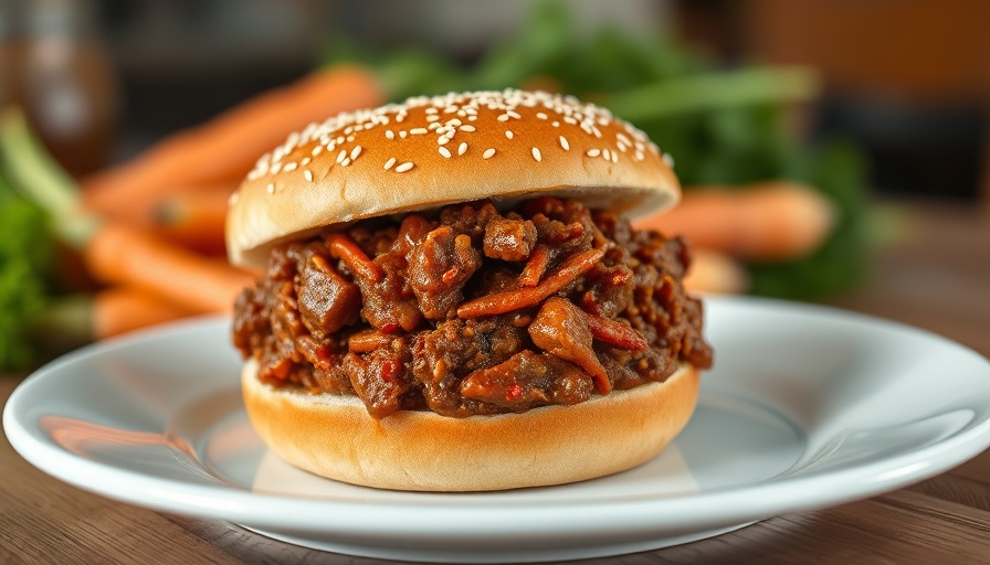 Delicious sloppy joe recipe with rich filling on a white plate.