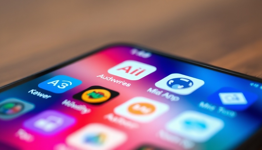 Anthropic AI advancements displayed via app icons on a smartphone.
