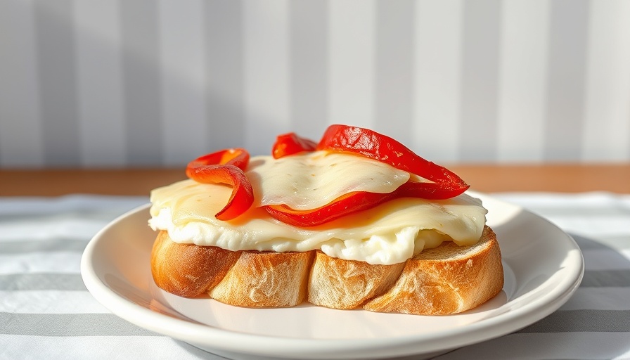 Delicious open-faced sandwich with melted cheese, perfect 20-minute lunch recipe.