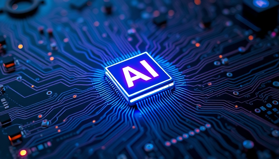 Nvidia AI stock challenges depicted with a glowing AI chip.