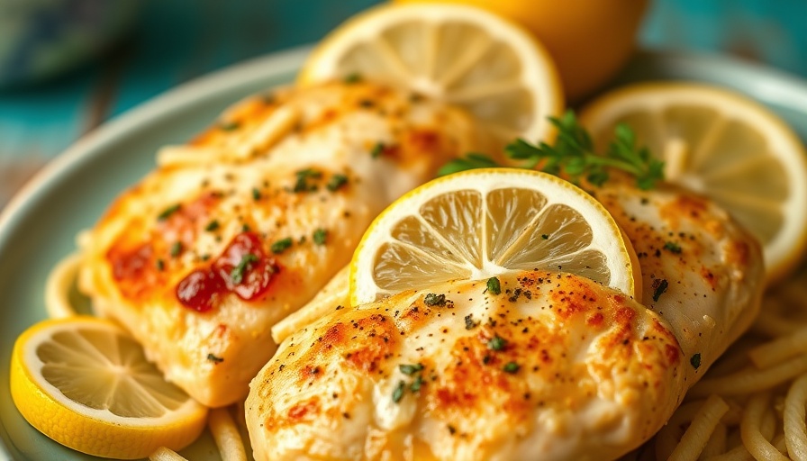 Ina Garten lemon chicken breasts recipe with vibrant presentation.