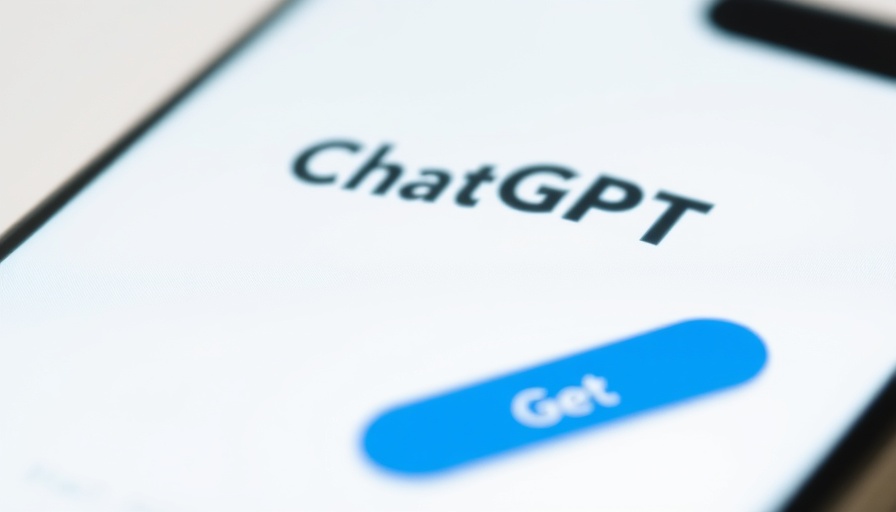 ChatGPT app page on phone screen related to AI safety lawsuit against OpenAI