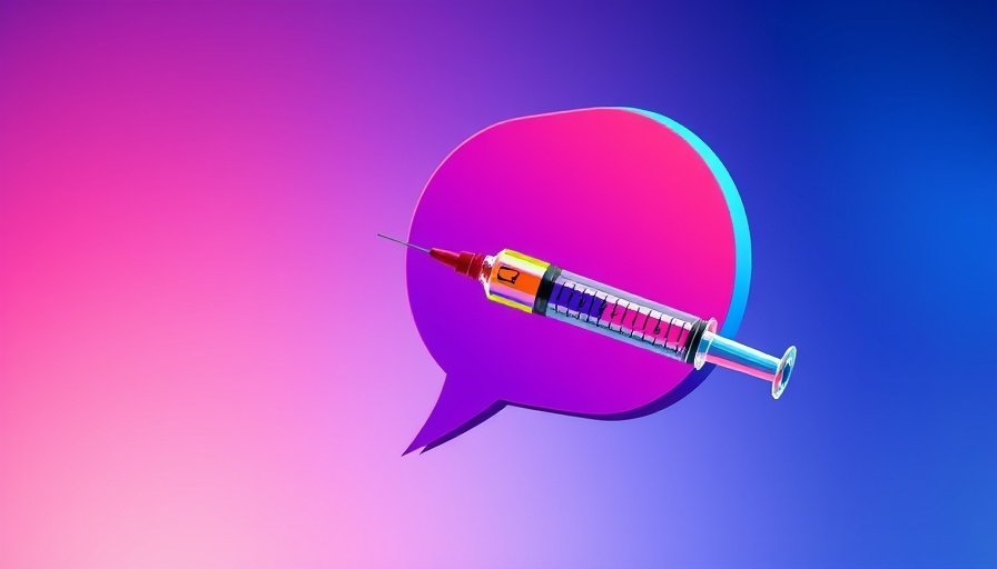 Illustration of prompt injection attacks concept with syringe and speech bubble.