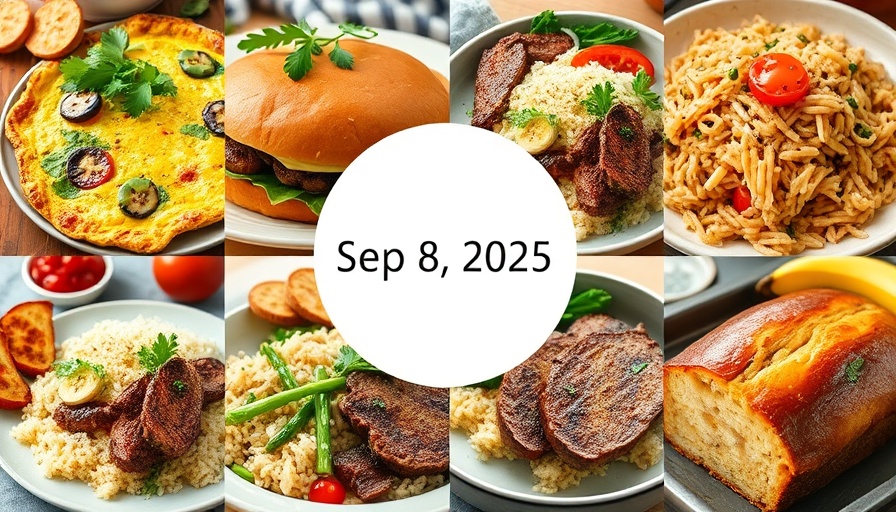 September 2025 weekly meal plan featuring diverse homemade dishes.