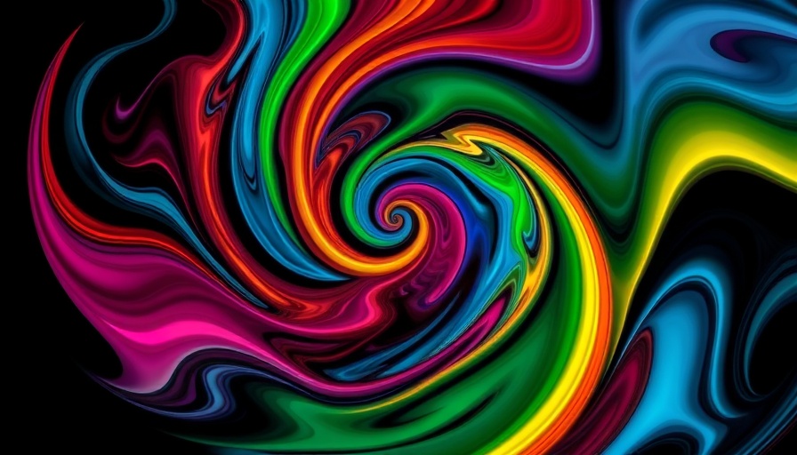 Colorful abstract pattern signifies uncertainty in AI art.