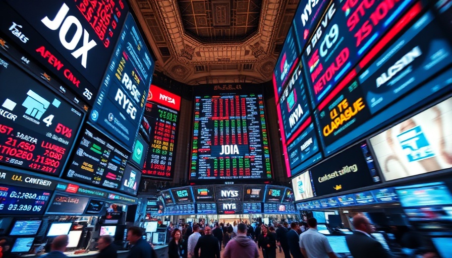 AI rebirth of software companies at the bustling stock exchange floor.