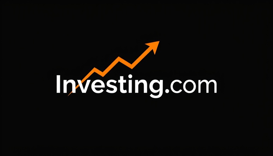 Investing.com logo with orange upward graph line.