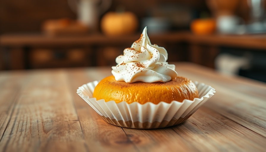 Simple pumpkin dessert recipe with whipped cream and cinnamon.